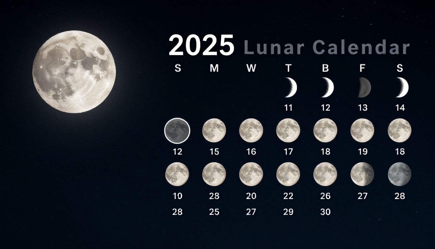 Calendario lunar 2025: Fechas clave y fases para planificar tus actividades 5 Errores comunes al planificar con las fases lunares