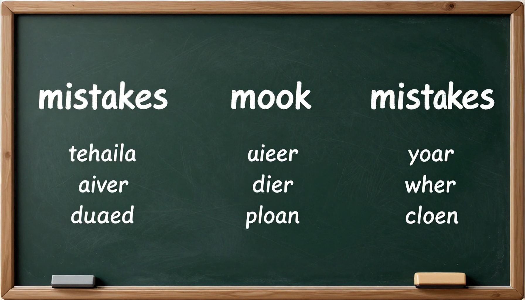 Errores comunes al pronunciar o escribir estas palabras