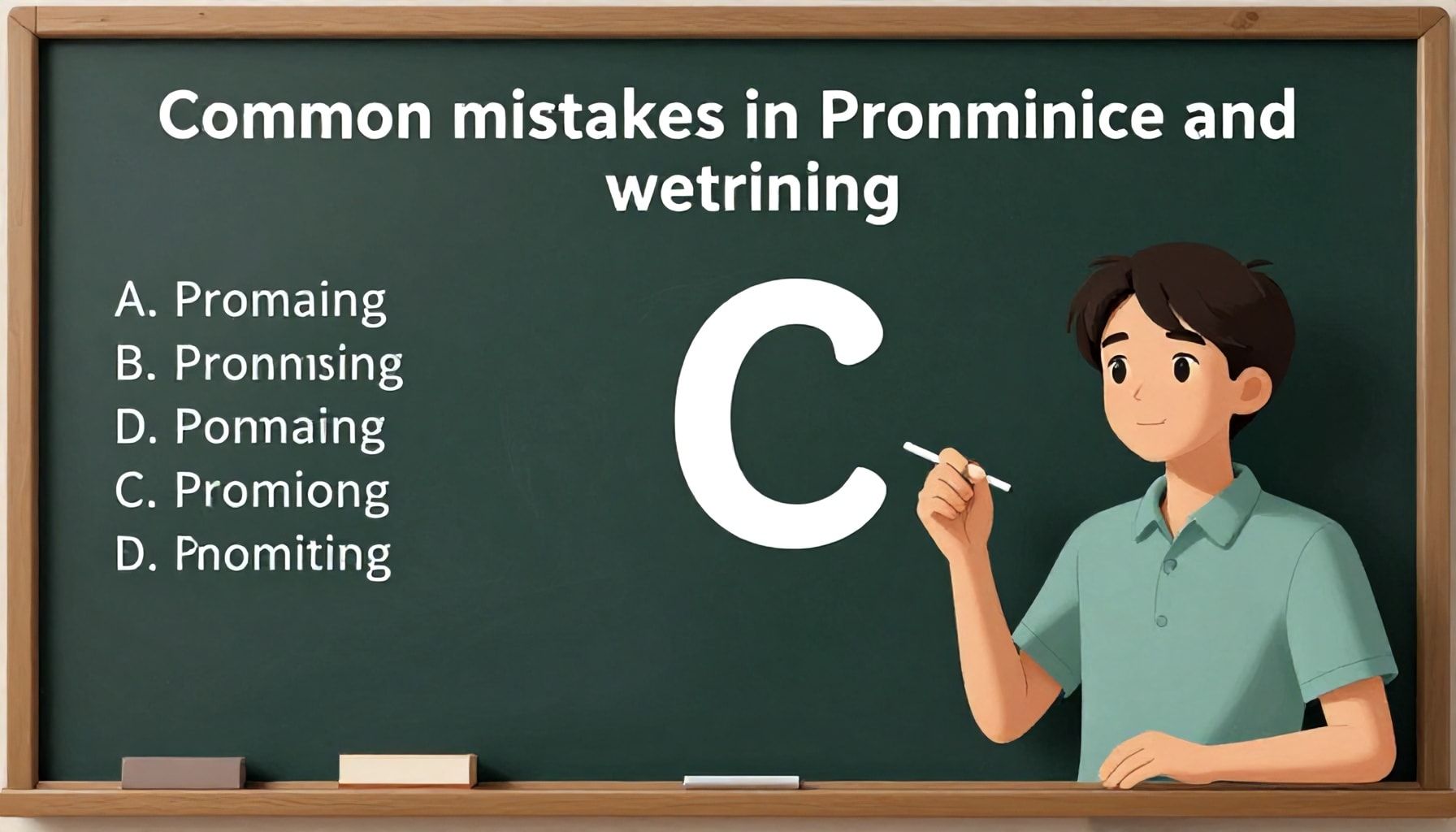 Errores comunes al pronunciar y escribir con "c