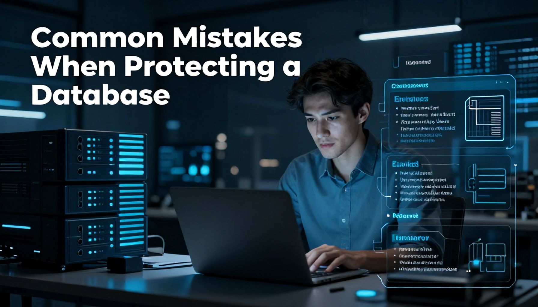 Errores comunes al proteger una base de datos