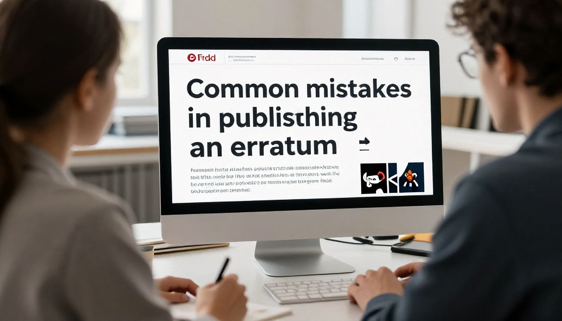 Errores comunes al publicar una fe de erratas