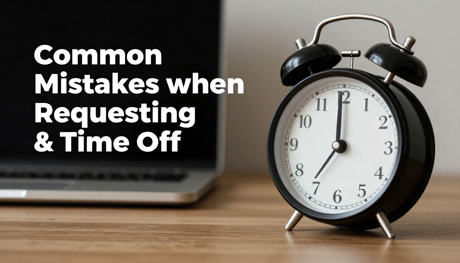 Errores comunes al solicitar vacaciones