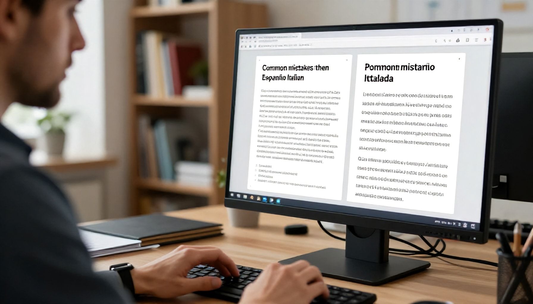 Errores comunes al traducir del español al italiano