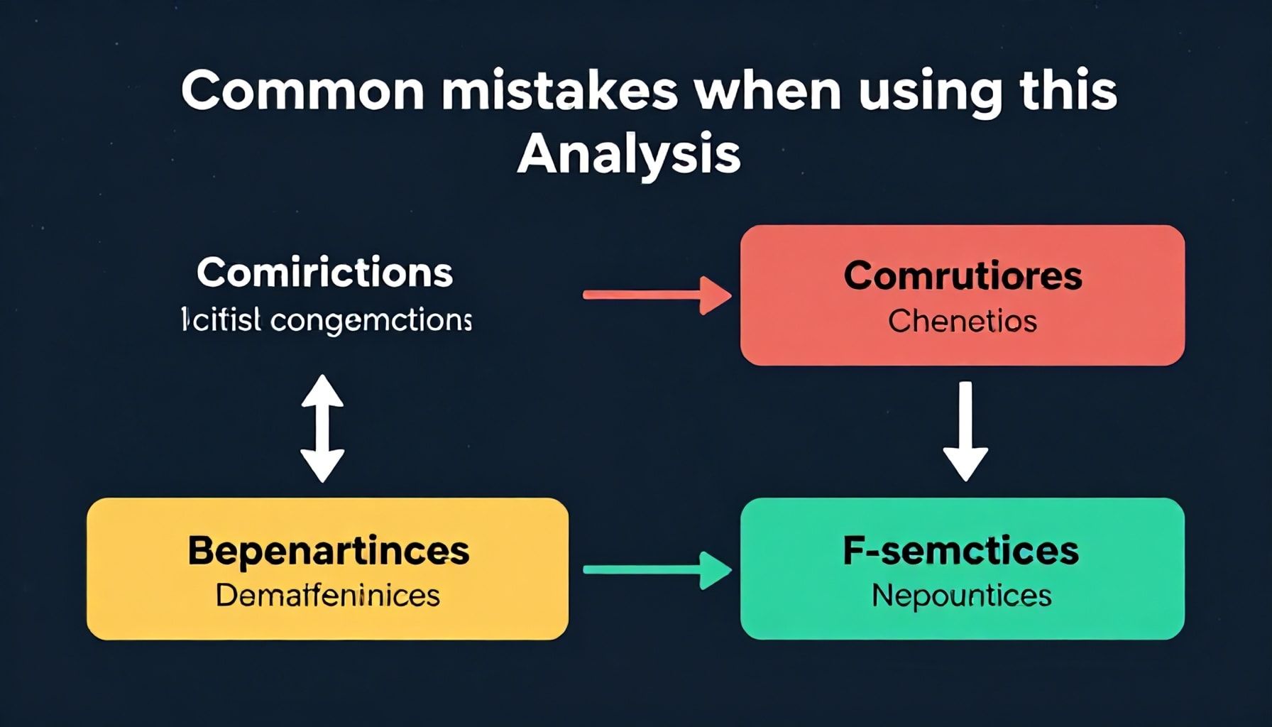 Errores comunes al usar este método de análisis