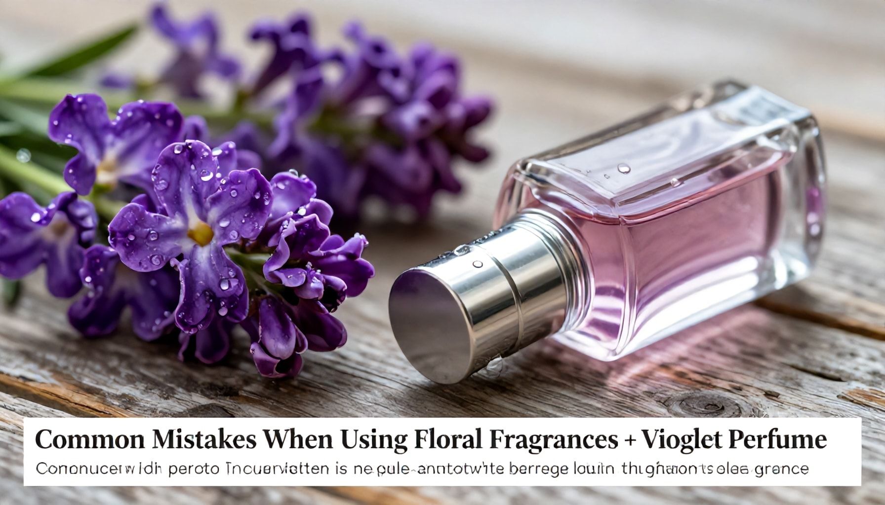 Errores comunes al usar fragancias florales