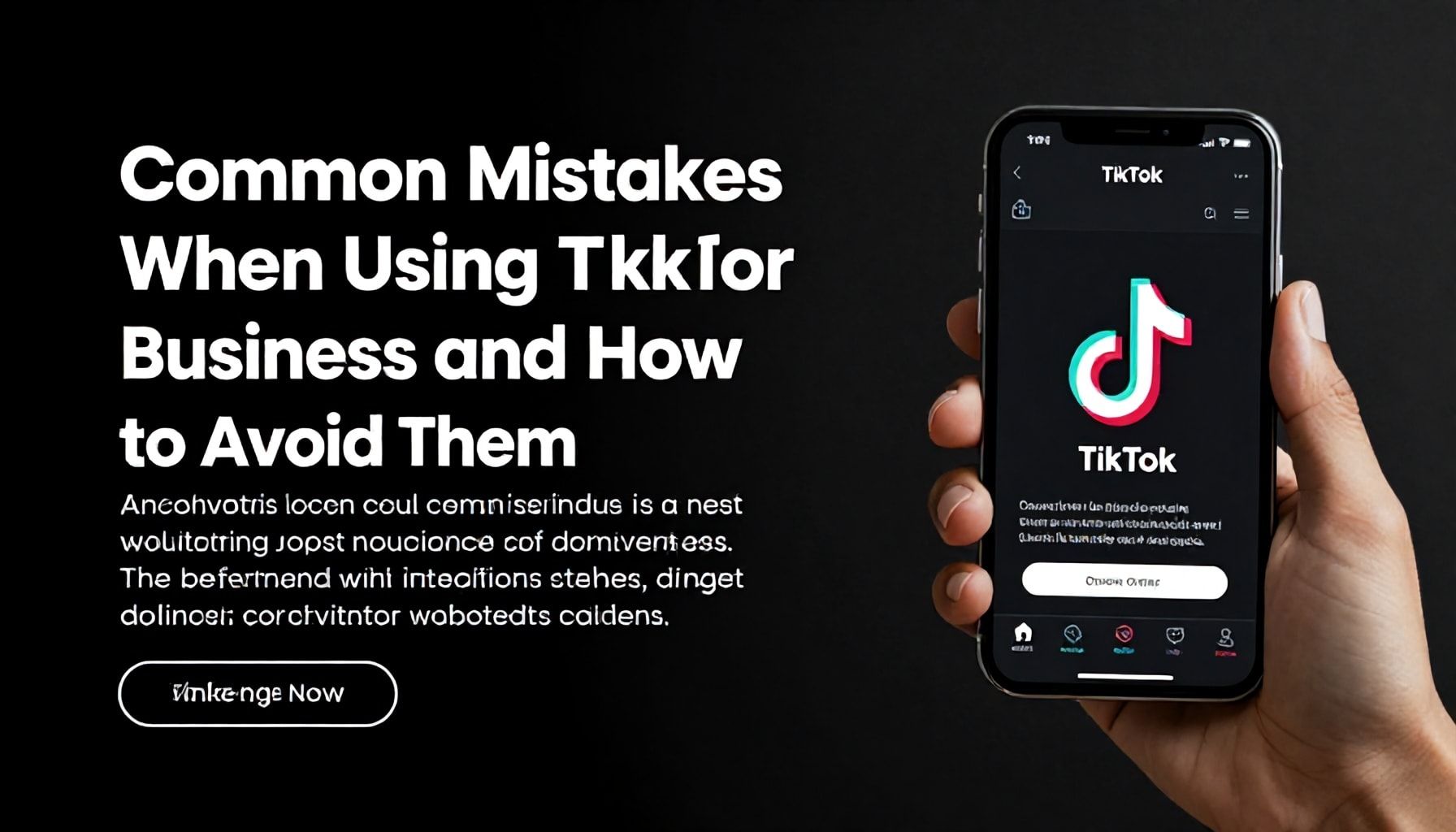 5 formas creativas de usar videos de TikTok para tu negocio 5 Errores comunes al usar TikTok para negocios y cómo evitarlos