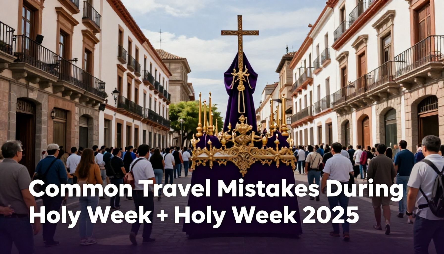 Errores comunes al viajar en Semana Santa