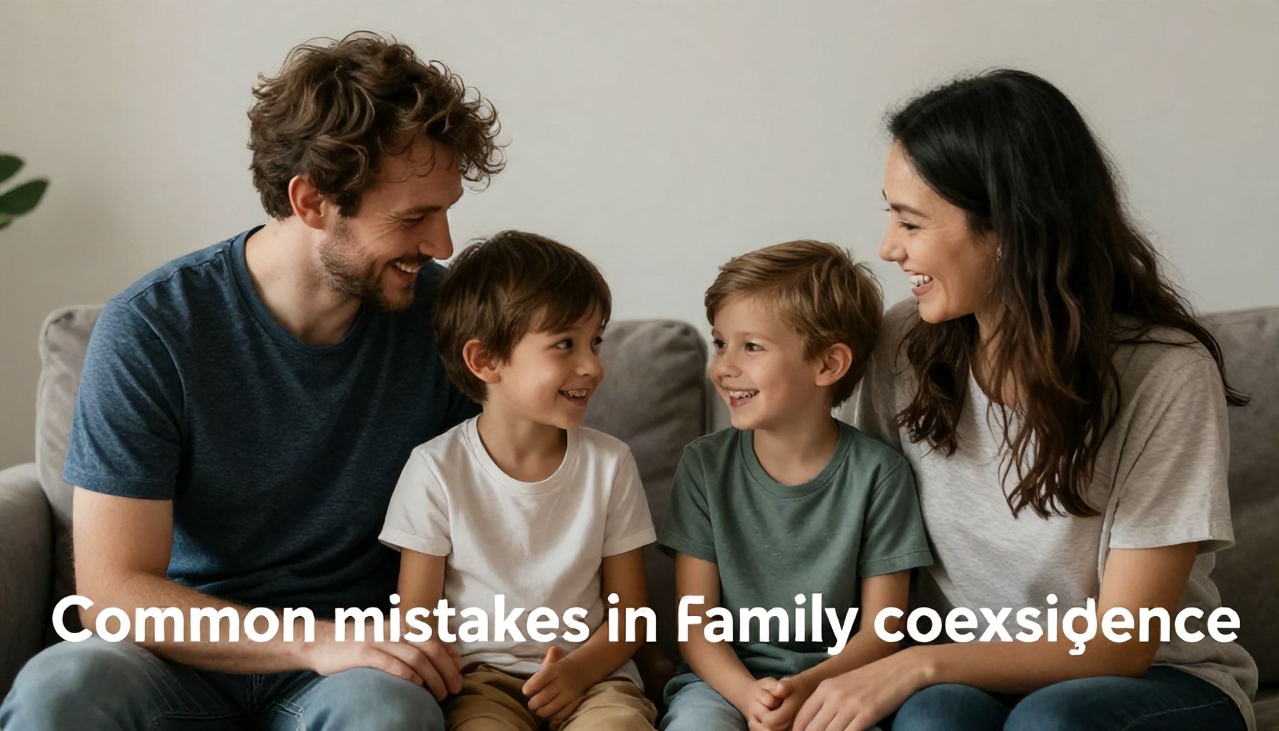 Errores comunes en la convivencia familiar