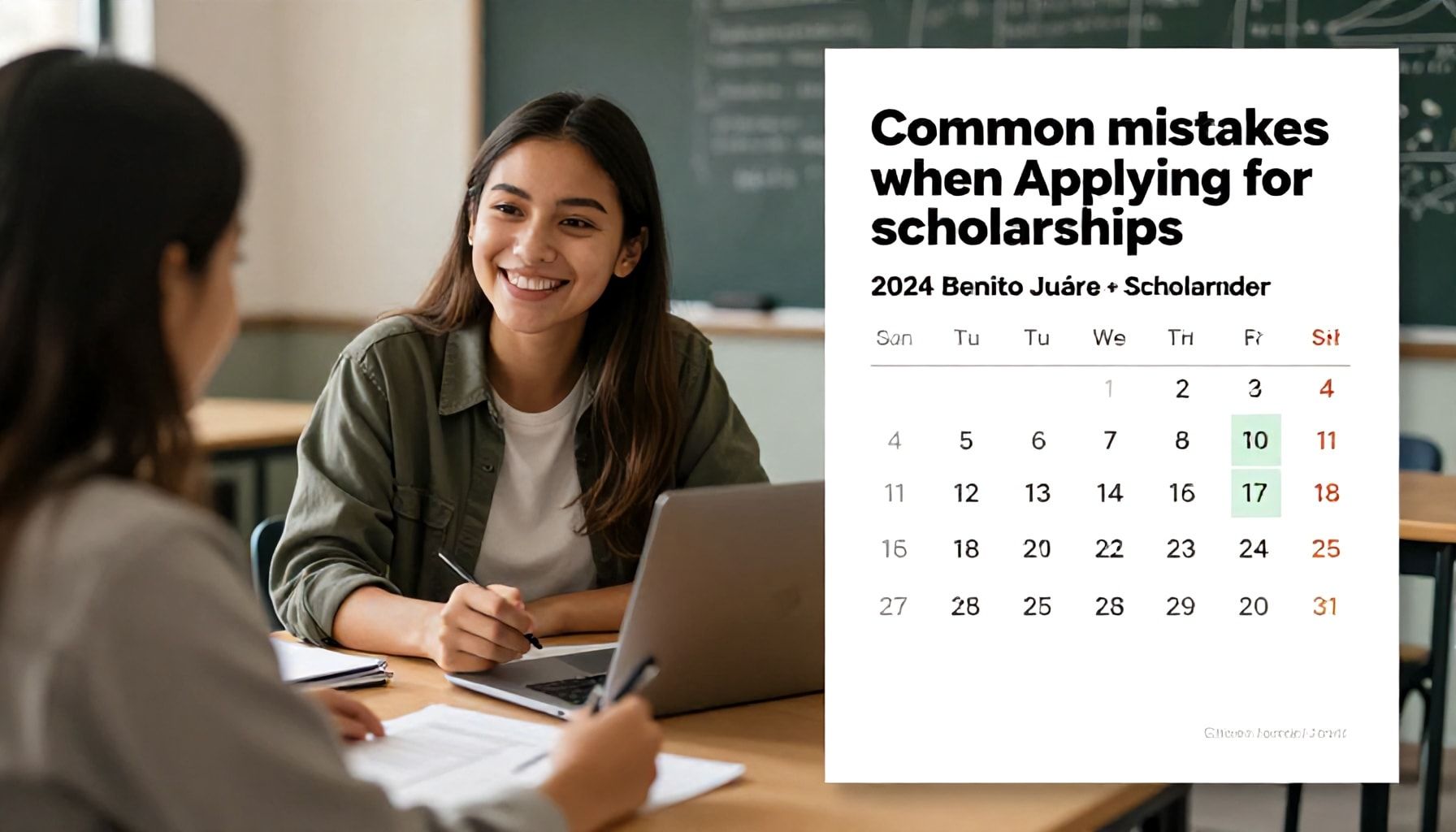 Calendario de Becas Benito Juárez 2024: Fechas clave y requisitos 5 Errores frecuentes al aplicar a las becas