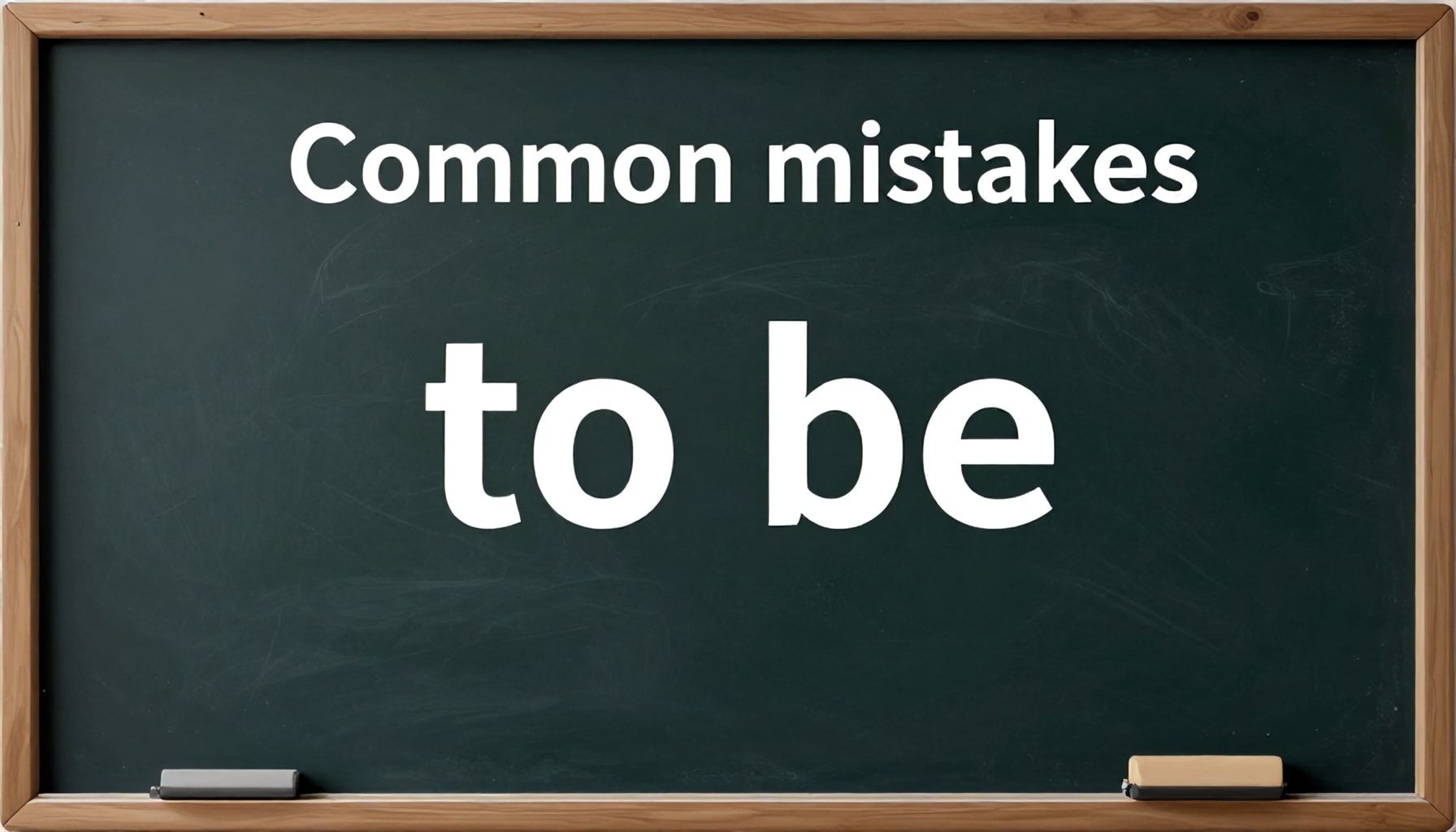 Errores frecuentes al aplicar el verbo "to be