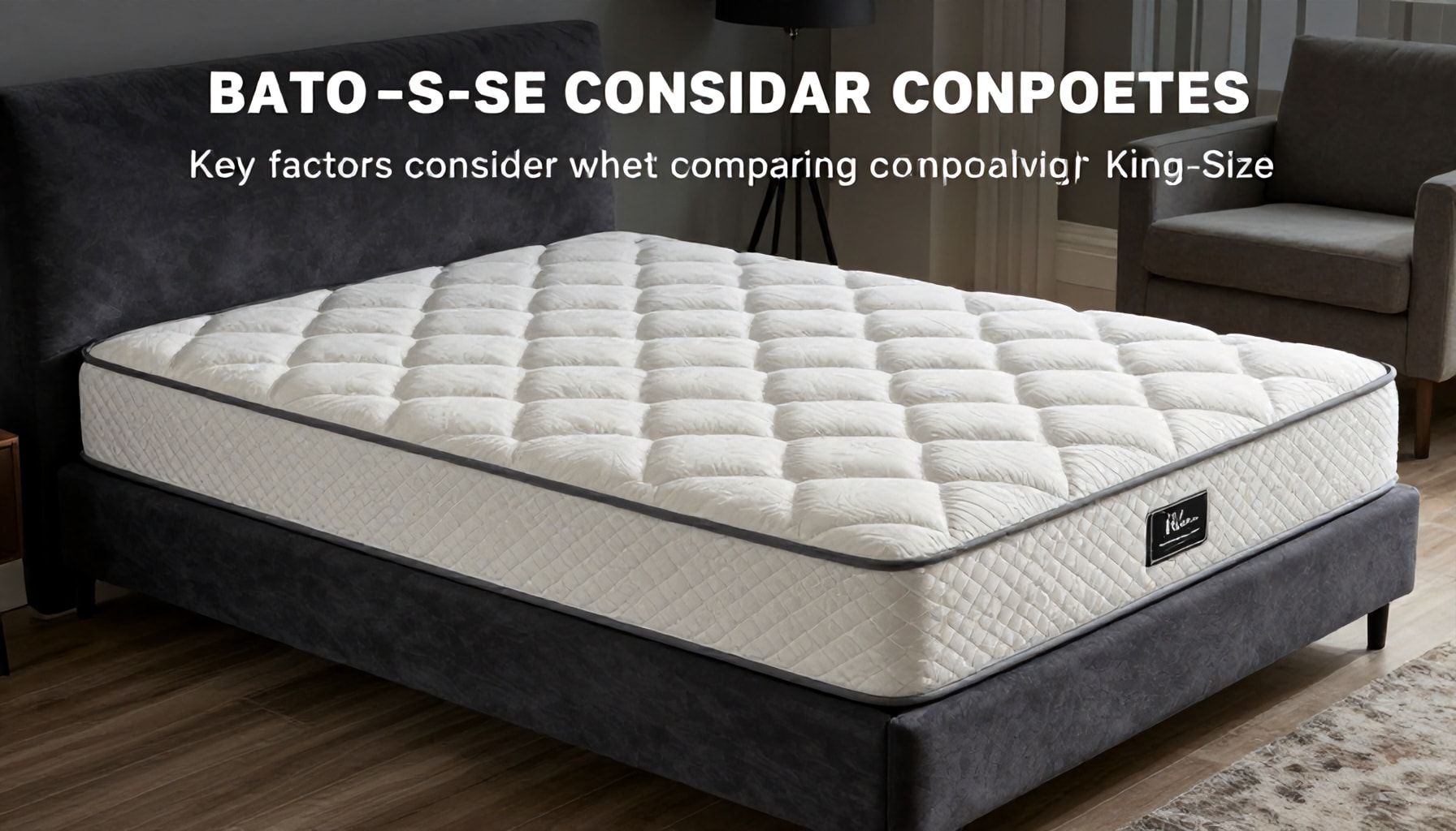 Factores clave al comparar colchones king size
