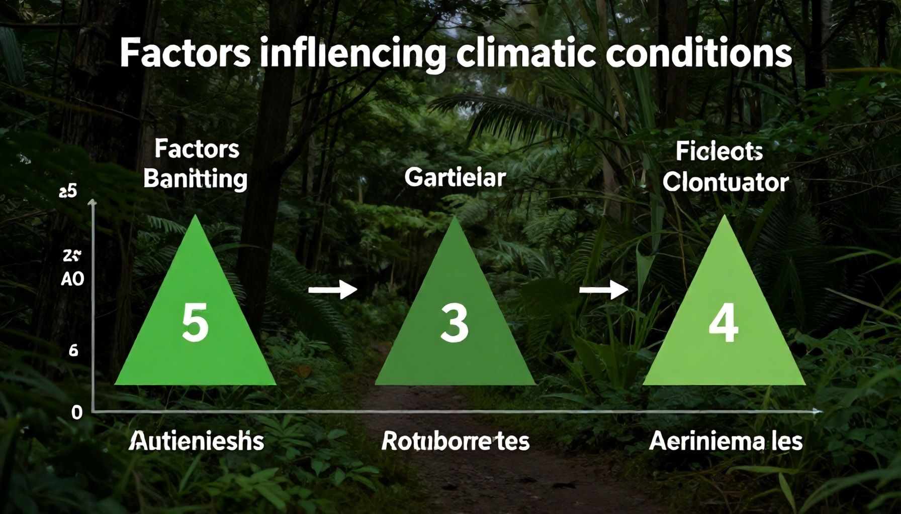 Factores que influyen en las condiciones climáticas*