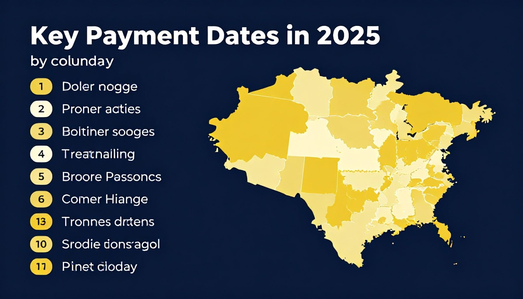 Calendario de pagos para adultos mayores en 2025: fechas clave 2 Fechas clave de pagos en 2025 por país