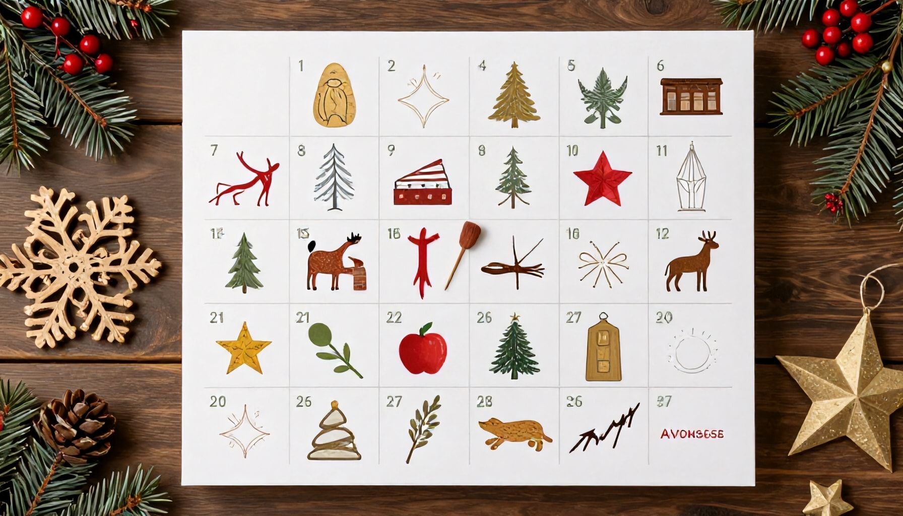 Ideas creativas para personalizar tu calendario de Adviento
