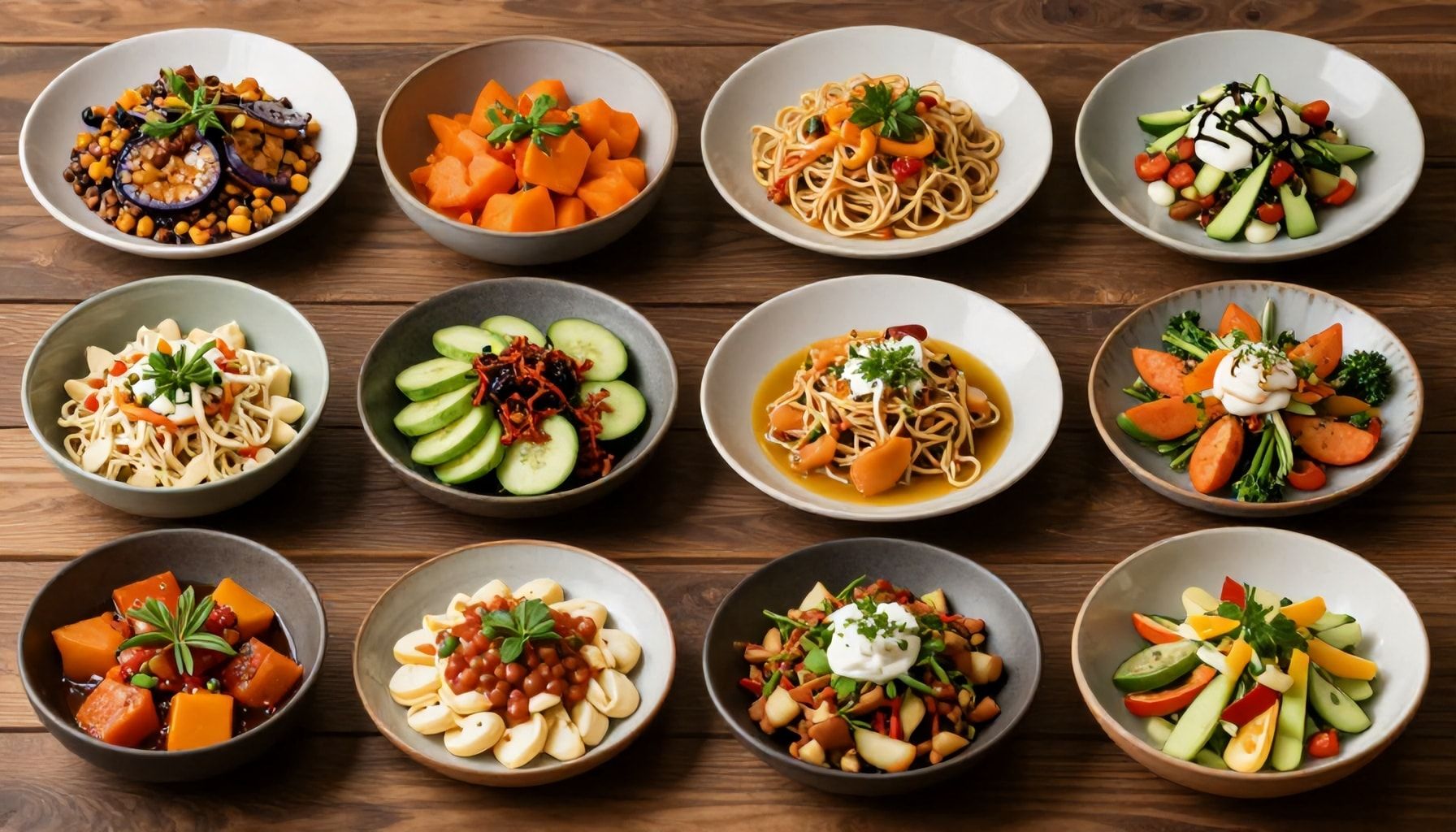 Ingredientes esenciales para platos nutritivos