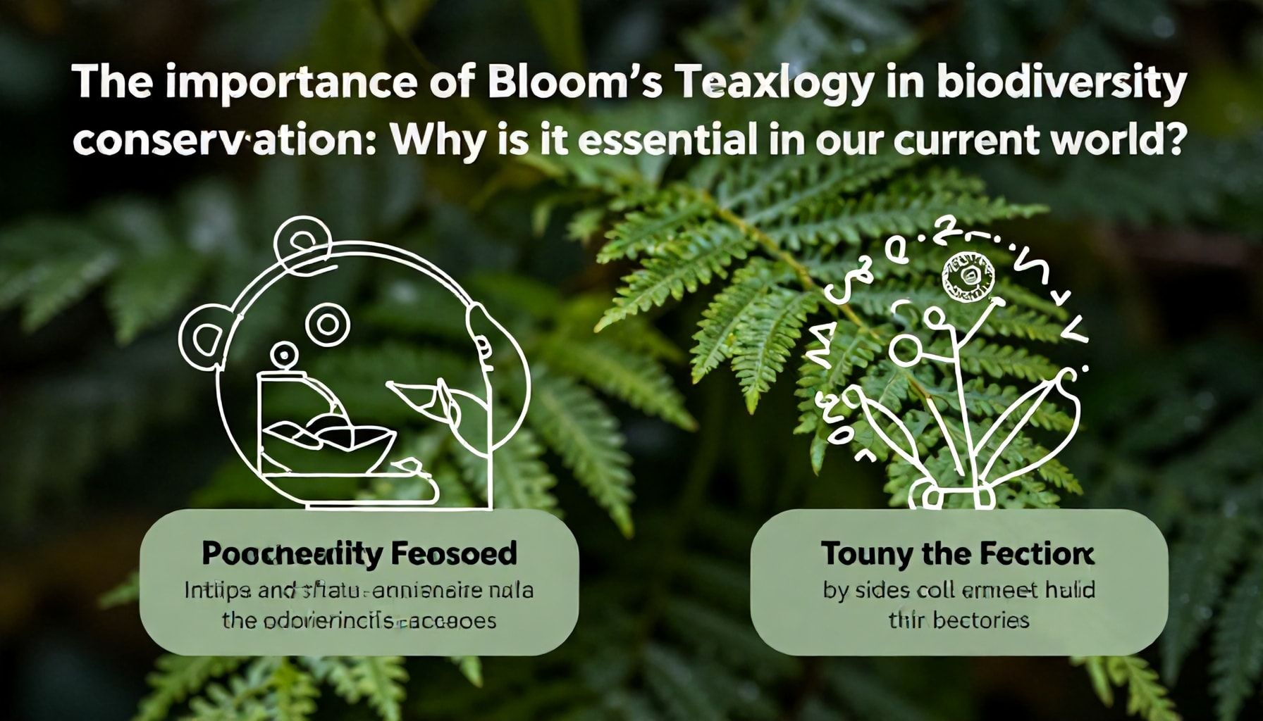 La importancia de la taxonomía de Bloom en la conservación de la biodiversidad: ¿Por qué es esencial en nuestro mundo actual?