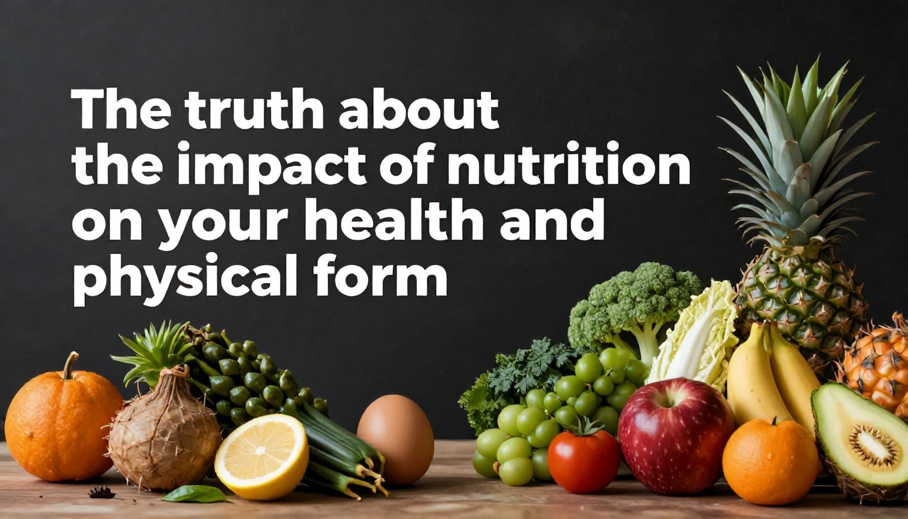 La verdad sobre el impacto de la alimentación en tu salud y forma física*