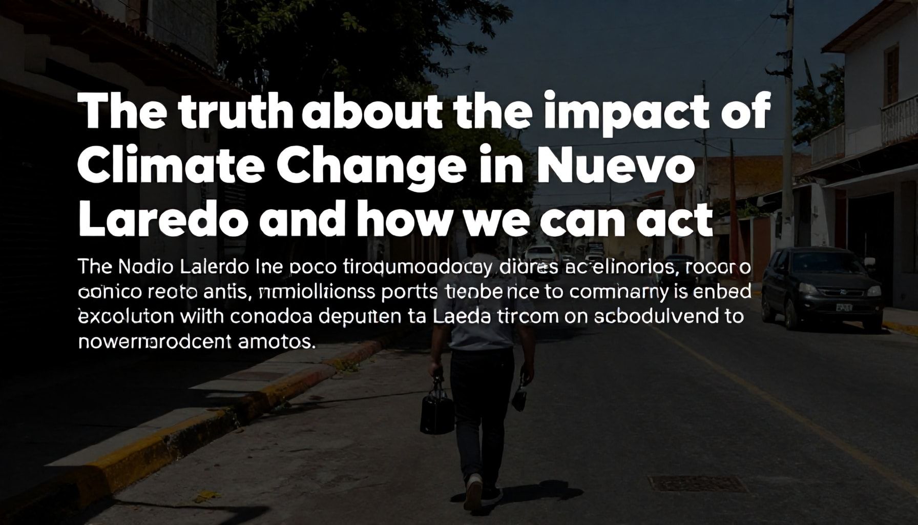 La verdad sobre el impacto del cambio climático en Nuevo Laredo y cómo podemos actuar