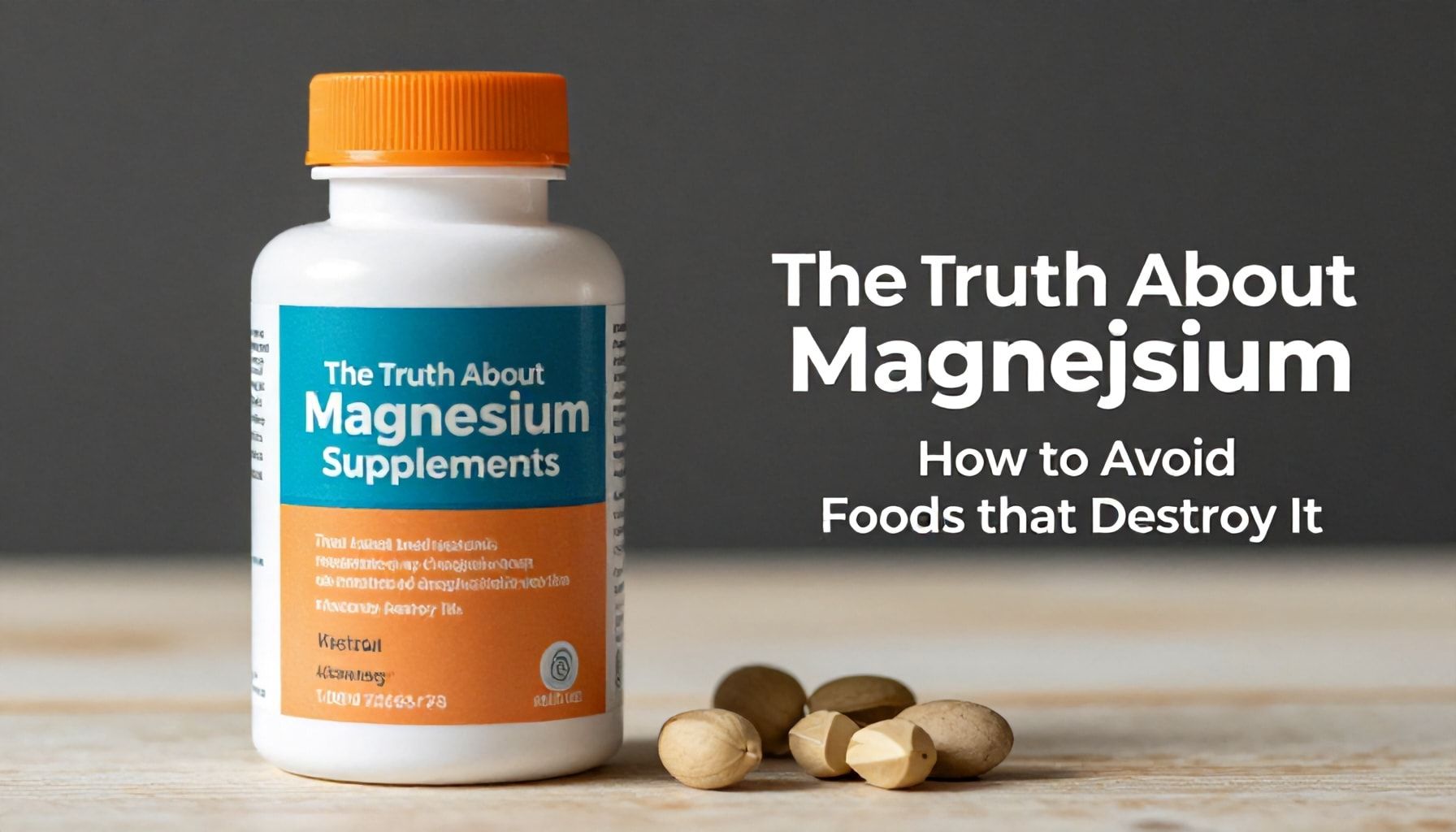 La Verdad Sobre el Suplemento de Magnesio: Cómo Evitar los Alimentos que lo Destruyen