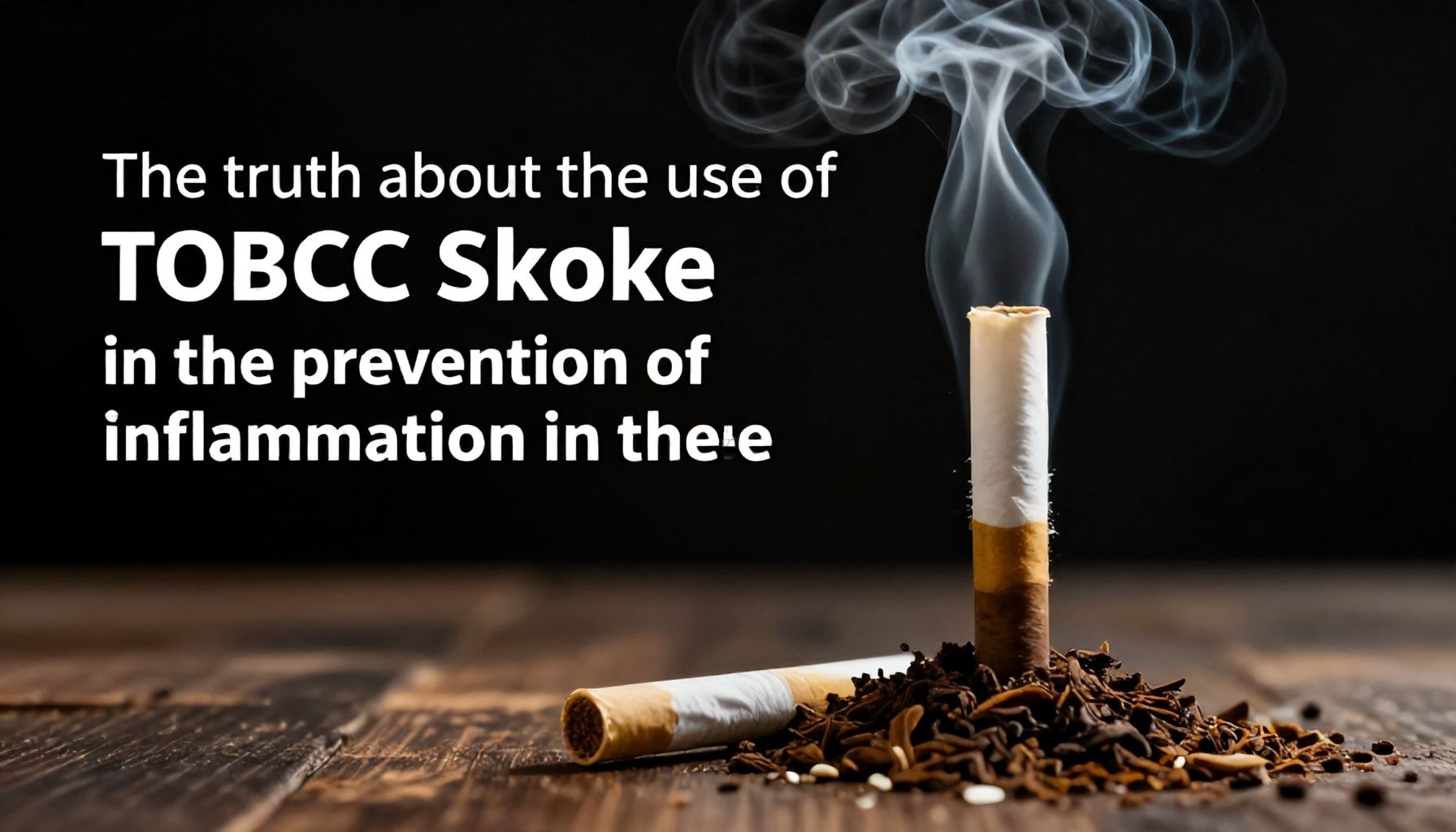 La verdad sobre el uso del humo de tabaco en la prevención de la inflamación en la garganta