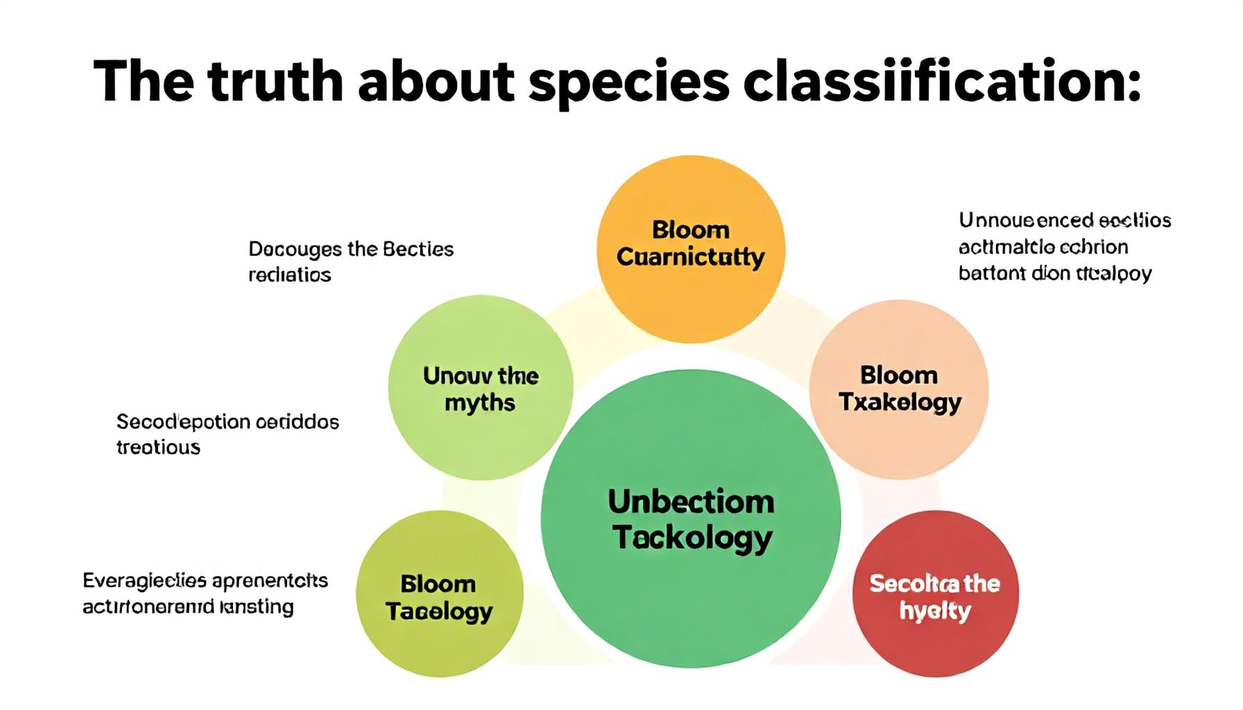 La verdad sobre la clasificación de especies: Descubre los mitos y realidades detrás de la taxonomía de Bloom.