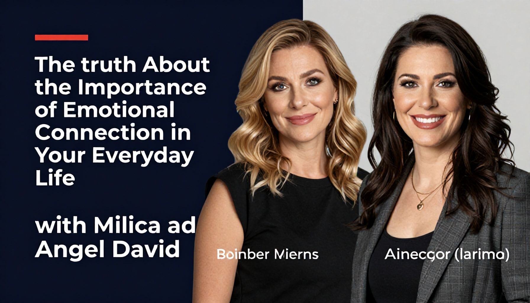 La Verdad Sobre La Importancia de La Conexión Emocional en Tu Vida Cotidiana con Milica y Angel David