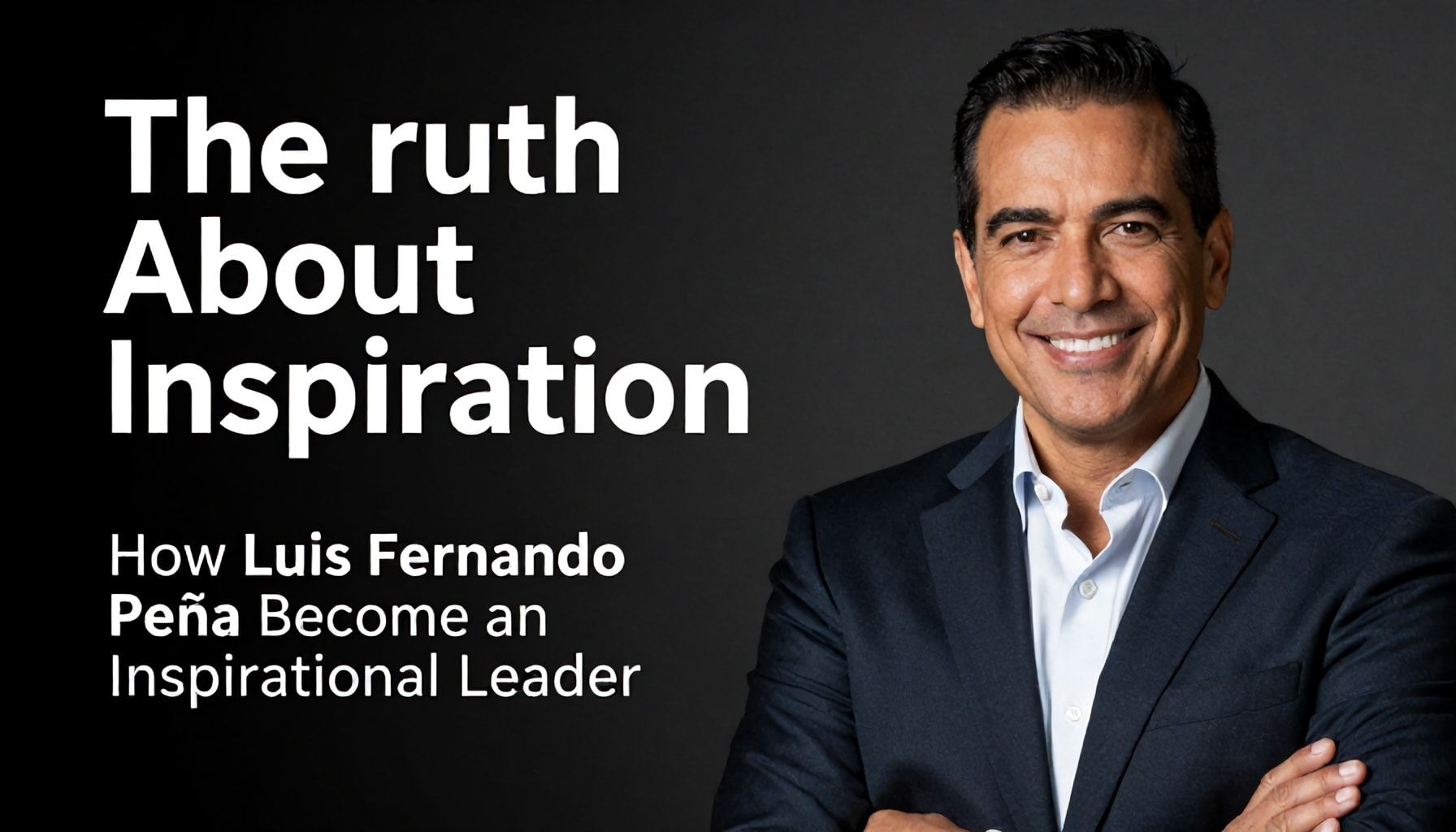 La Verdad Sobre la Inspiración: Cómo Luis Fernando Peña se convirtió en un Líder Inspirador