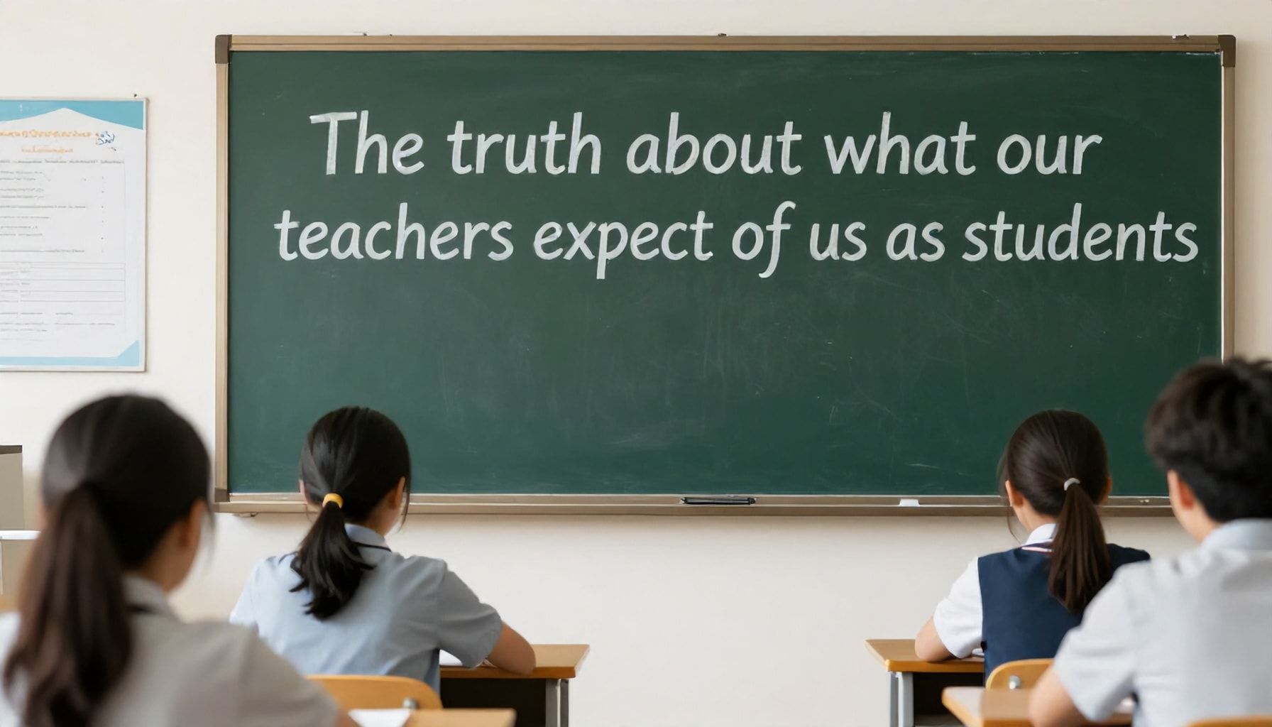 La verdad sobre lo que nuestros maestros esperan de nosotros como estudiantes