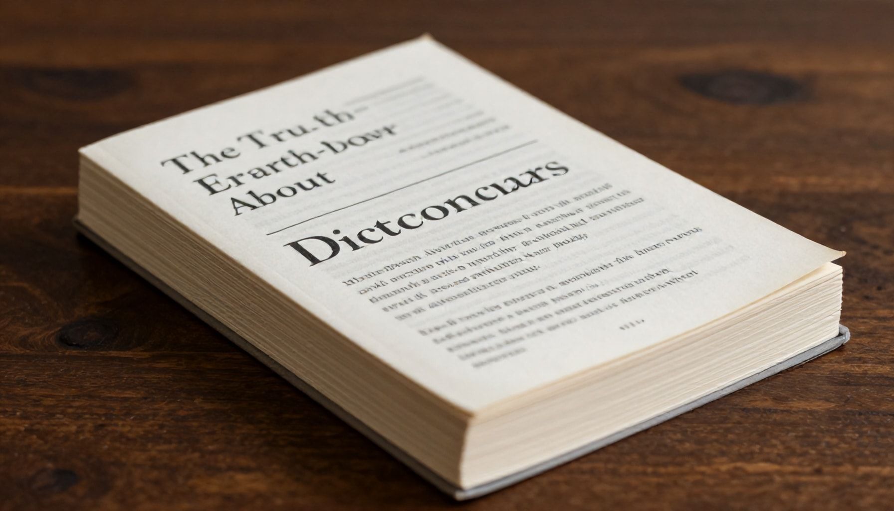 La Verdad sobre los Diccionarios: ¿Por qué un Diccionario Inglés-Español es Esencial para tus Necesidades