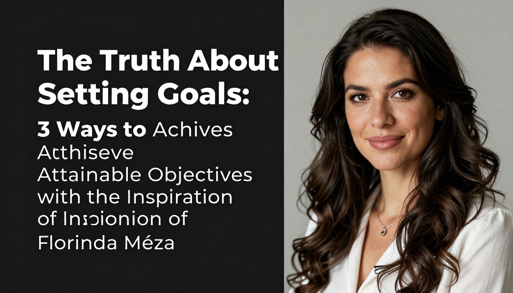 La Verdad Sobre los Objetivos: 3 Formas de Establecer Metas Alcanzables con la Inspiración de Florinda Méza Joven