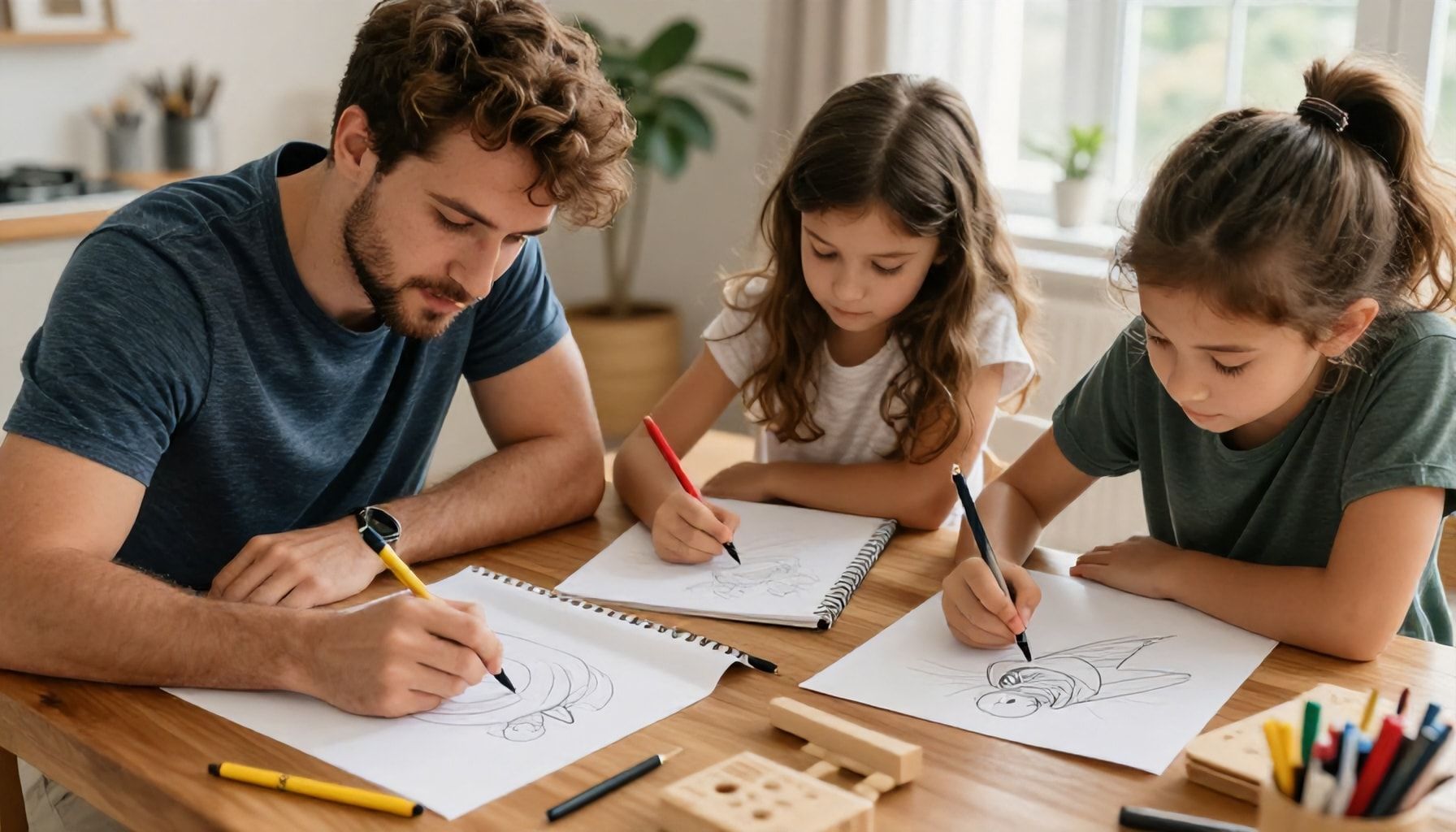 Descubre la magia de los dibujos de Navidad para inspirar a tus seres queridos 3 La verdad sobre por qué dibujar en familia es un regalo que nunca se rompe