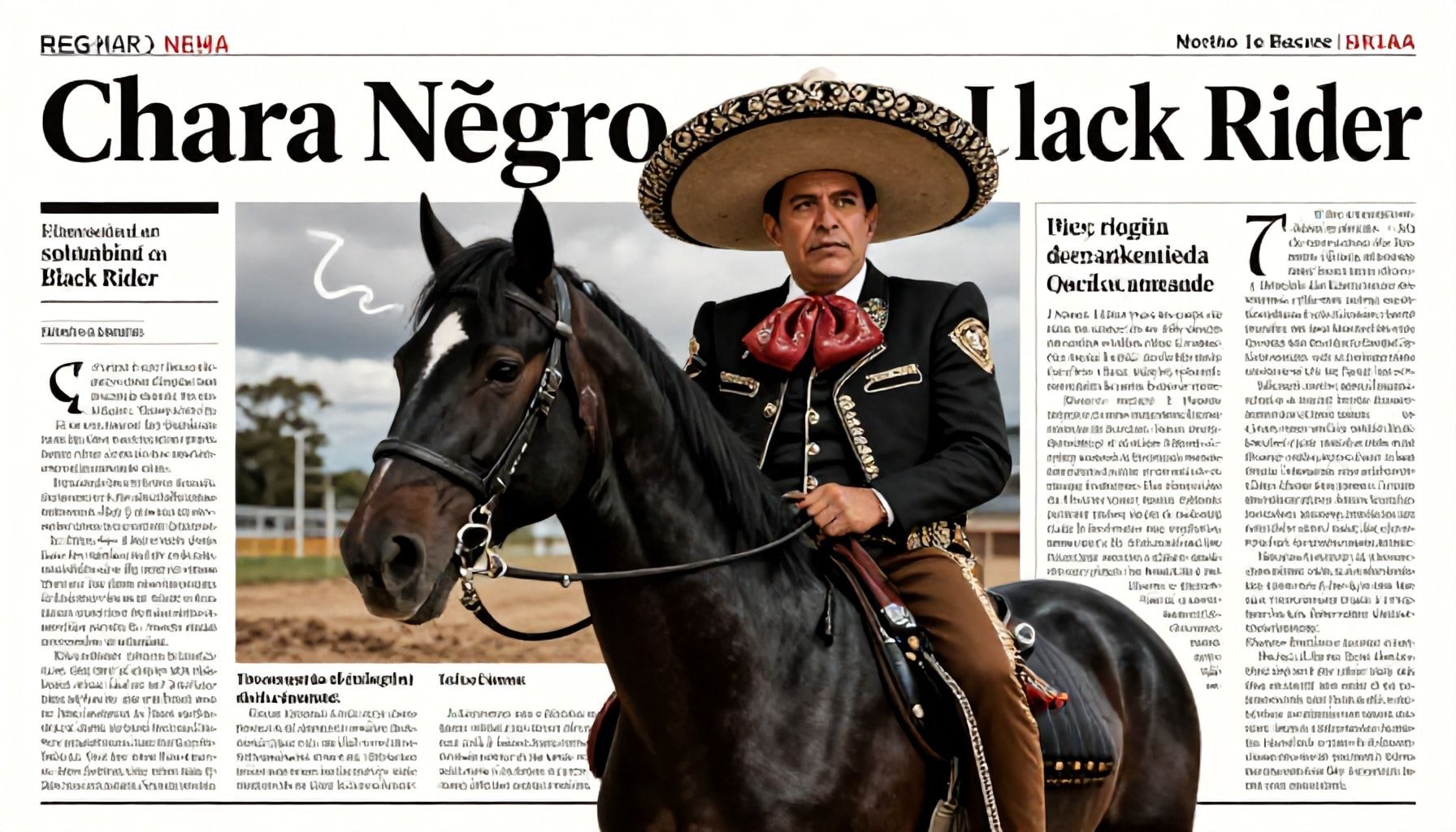 Las características que definen al Charro Negro
