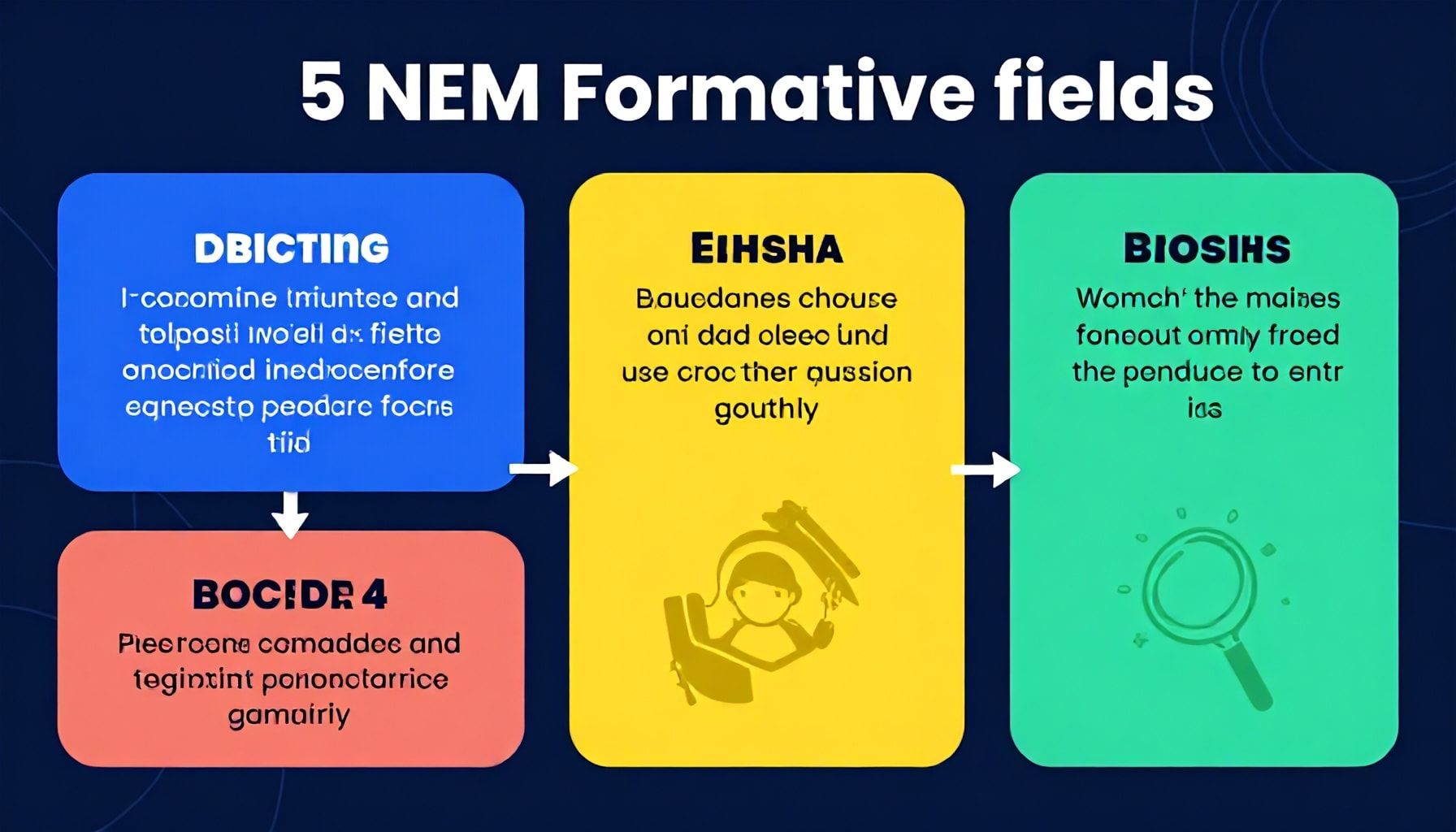 Los 5 campos formativos NEM y sus características clave