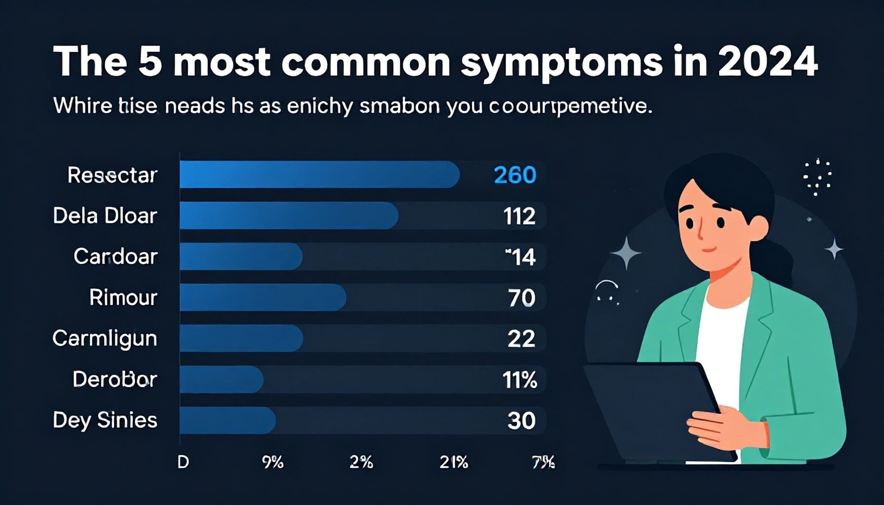 Los 5 síntomas más frecuentes en 2024