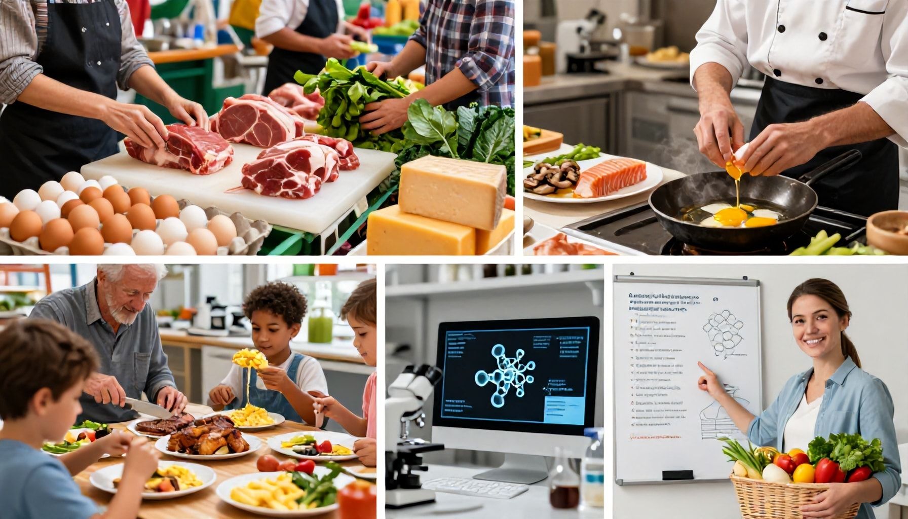 Los alimentos de origen animal: una fuente de nutrientes esenciales