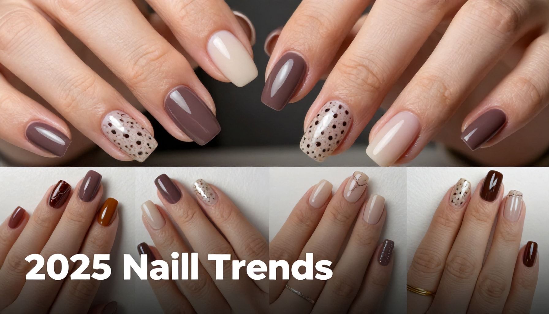 Las 10 tendencias de uñas que dominarán en 2025 3 Los colores y texturas que marcarán la pauta este año