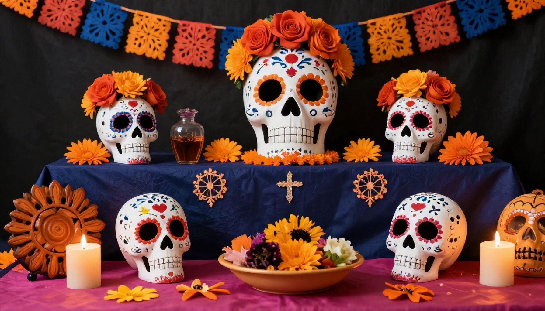 Los Elementos Básicos para Crear un Altar de Muertos Auténtico