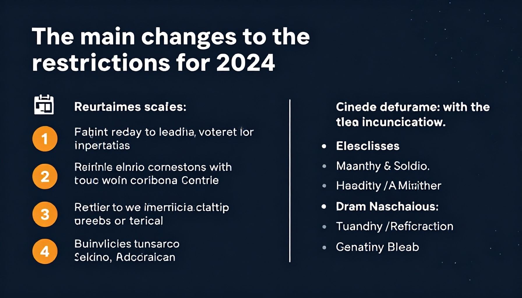 Los principales cambios en la restricción para 2024