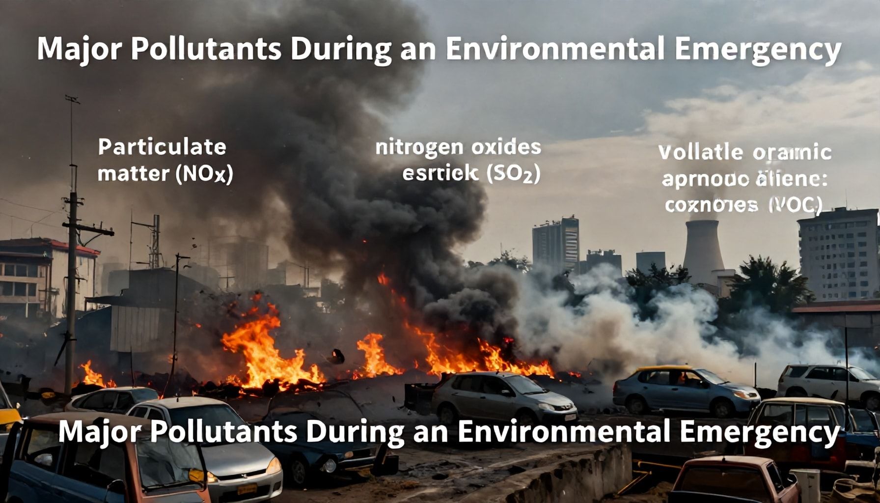 Los principales contaminantes durante una contingencia ambiental