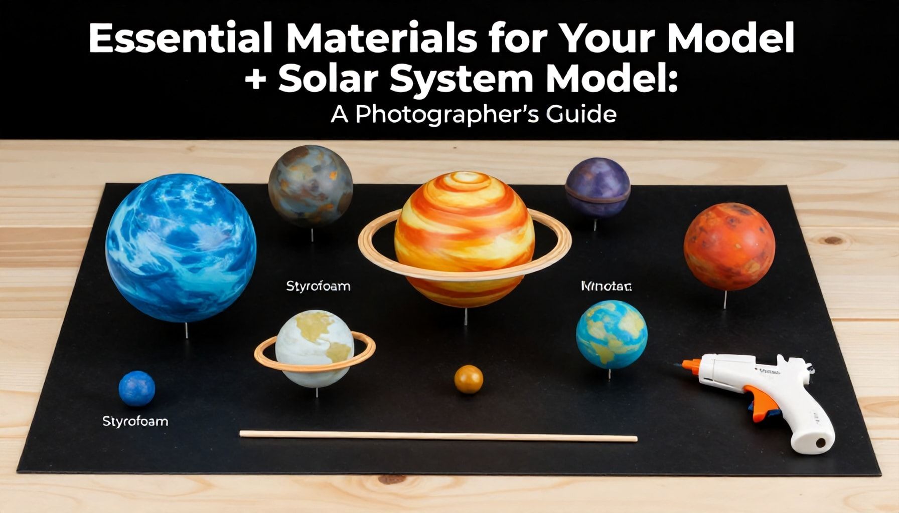 Materiales necesarios para tu maqueta