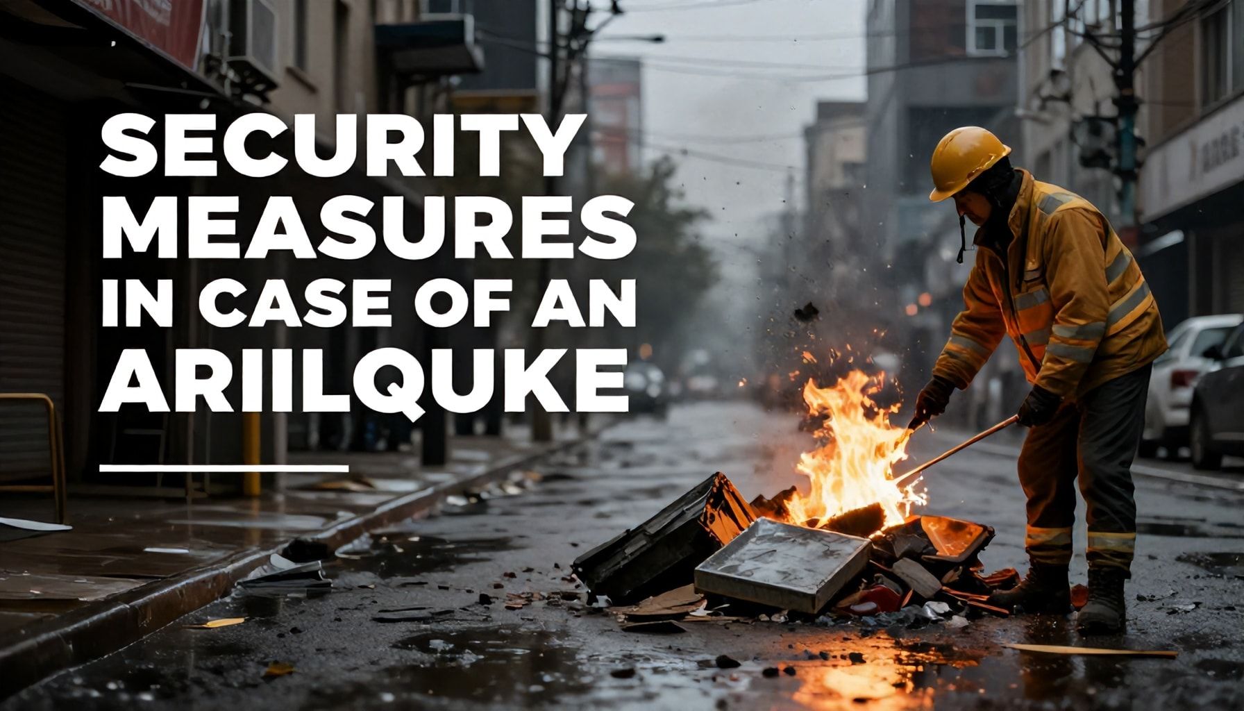 Medidas de seguridad en caso de terremoto