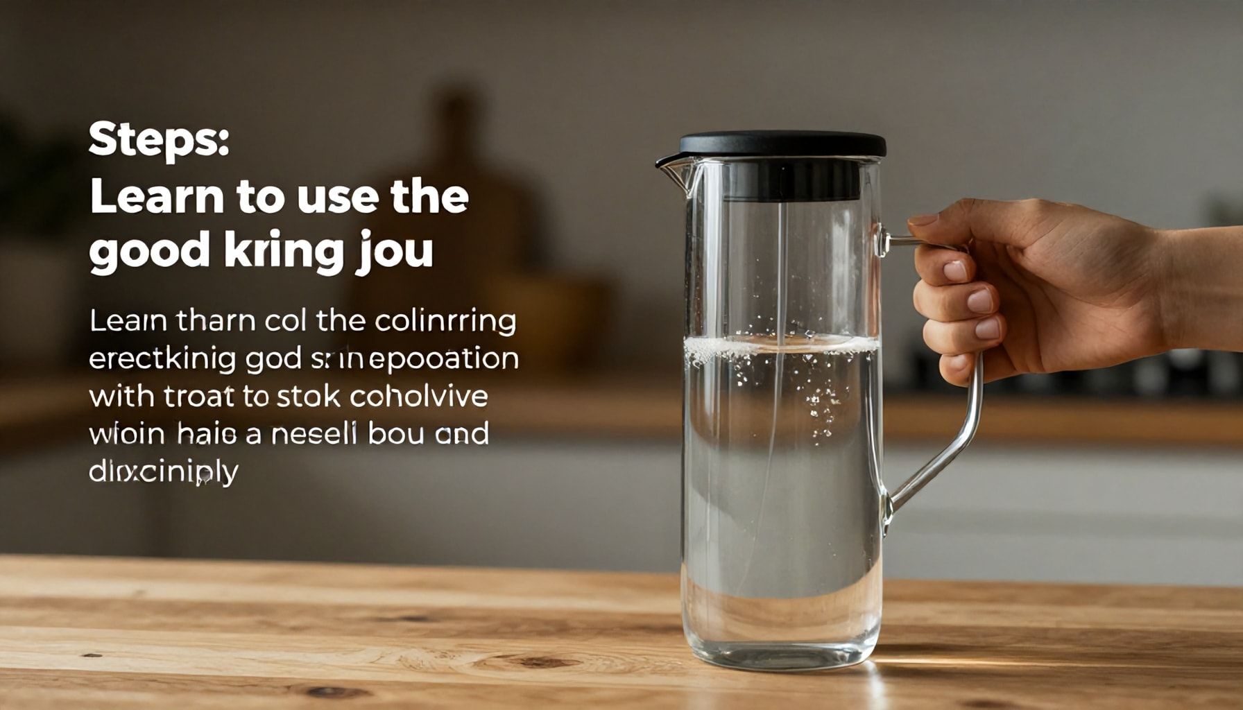 Mejora tu bienestar con 5 pasos sencillos: Aprende a utilizar la jarra del buen beber de manera efectiva