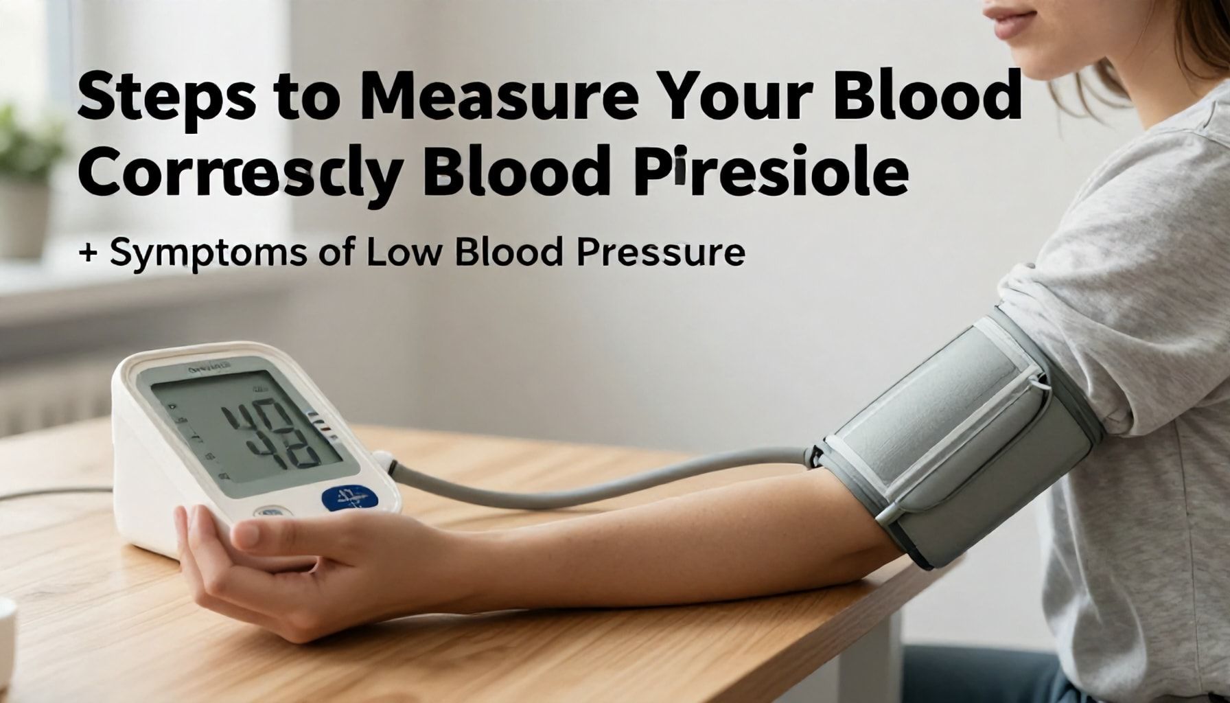 Pasos para medir tu presión arterial correctamente