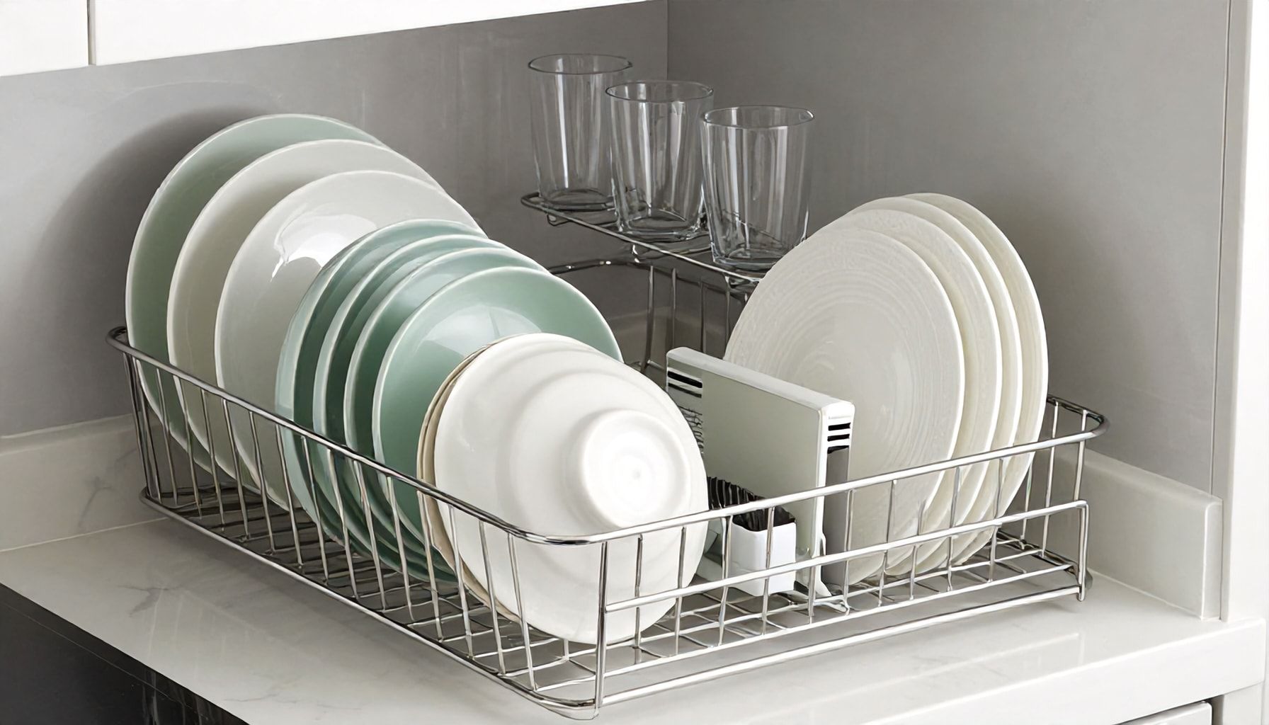 Pasos para organizar tu escurridor de trastes de manera eficiente
