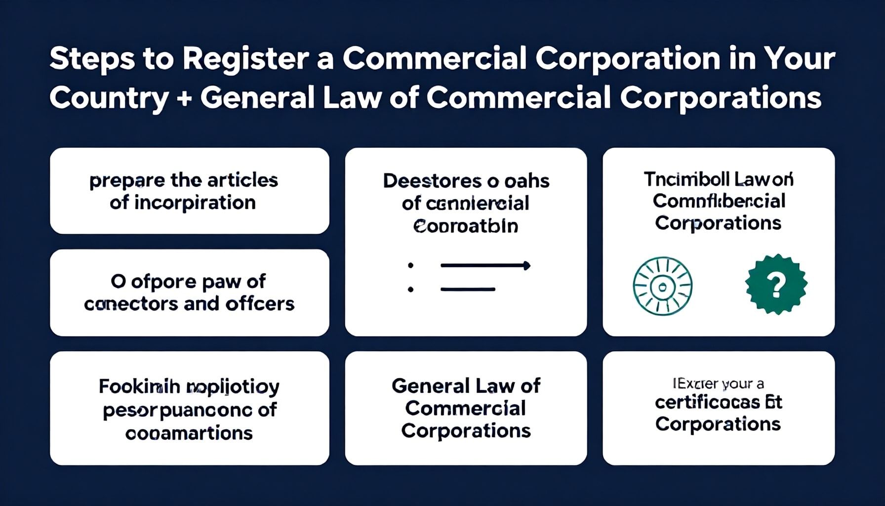 Pasos para registrar una sociedad mercantil en tu país