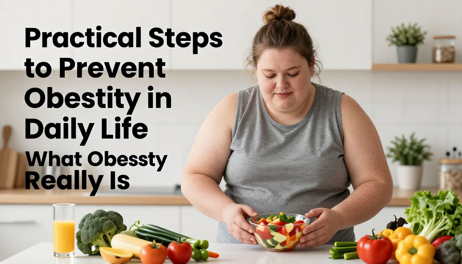 Pasos prácticos para prevenir la obesidad en el día a día