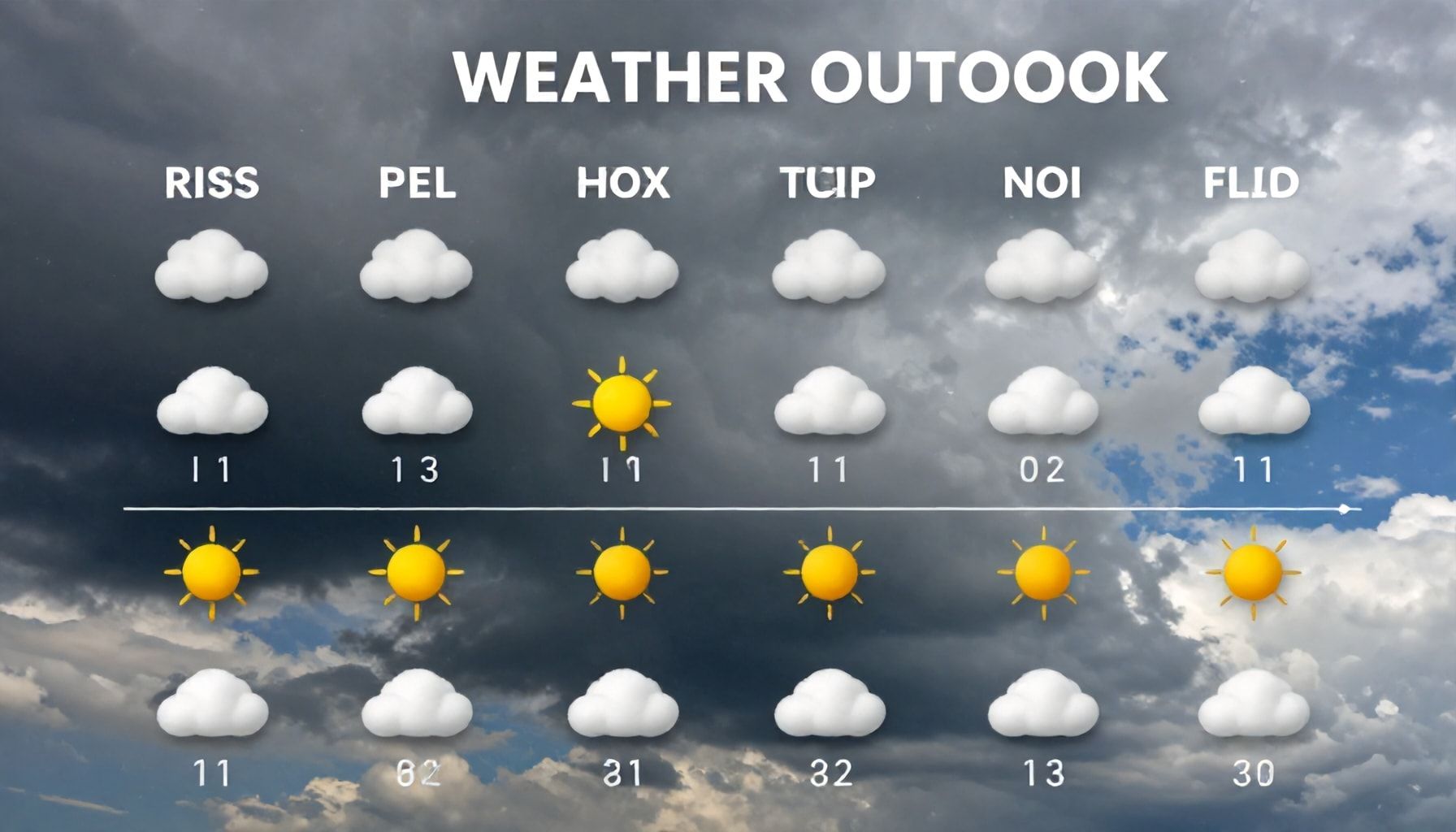 Perspectivas meteorológicas para el próximo mes