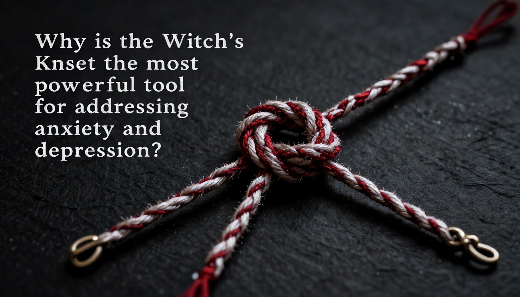 ¿Por qué el Nudo de Bruja es la herramienta más poderosa para abordar la ansiedad y la depresión?