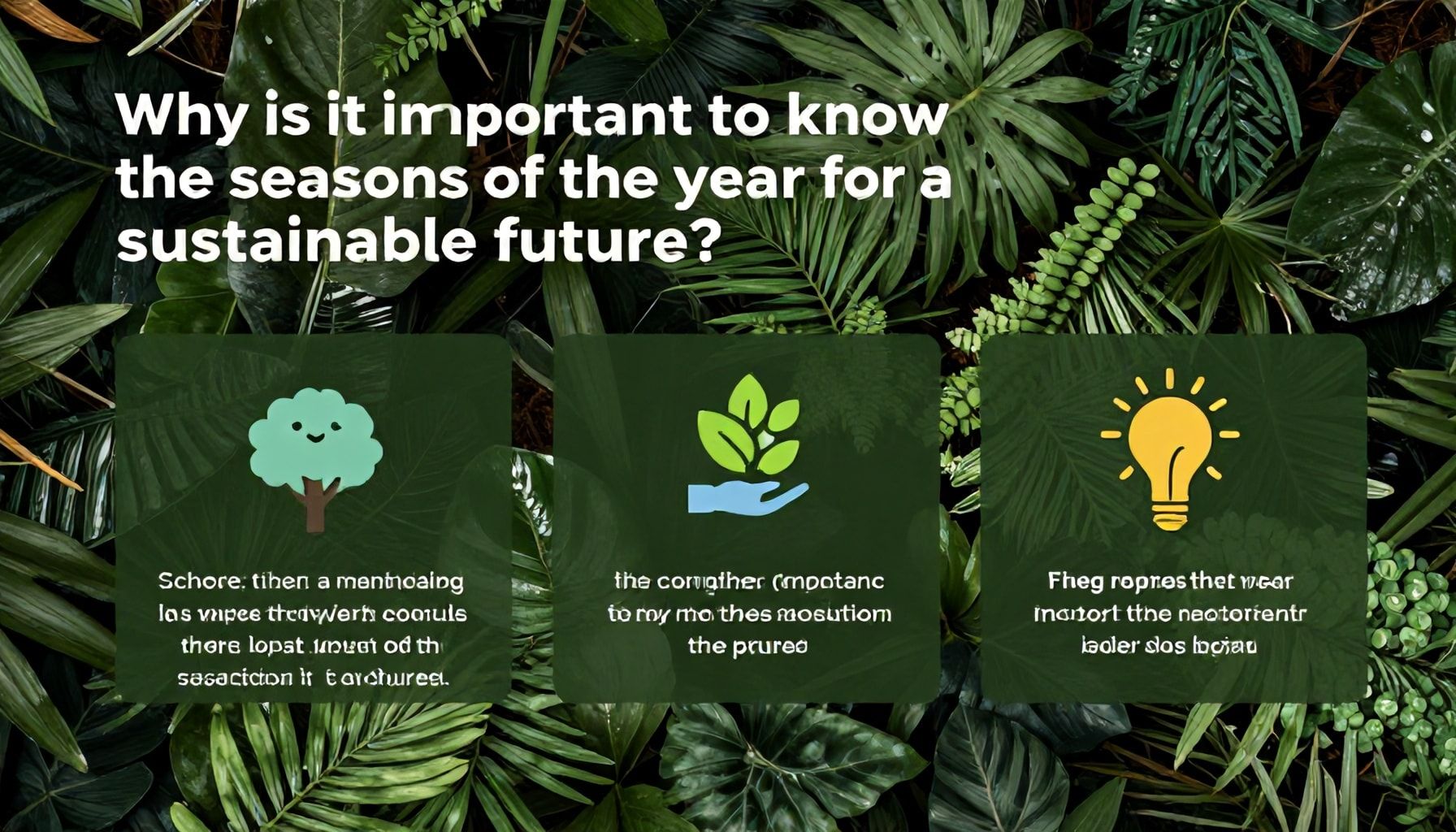 Conoce las estaciones del año y prepárate para un futuro sostenible 5 ¿Por qué es importante conocer las estaciones del año para un futuro sostenible?