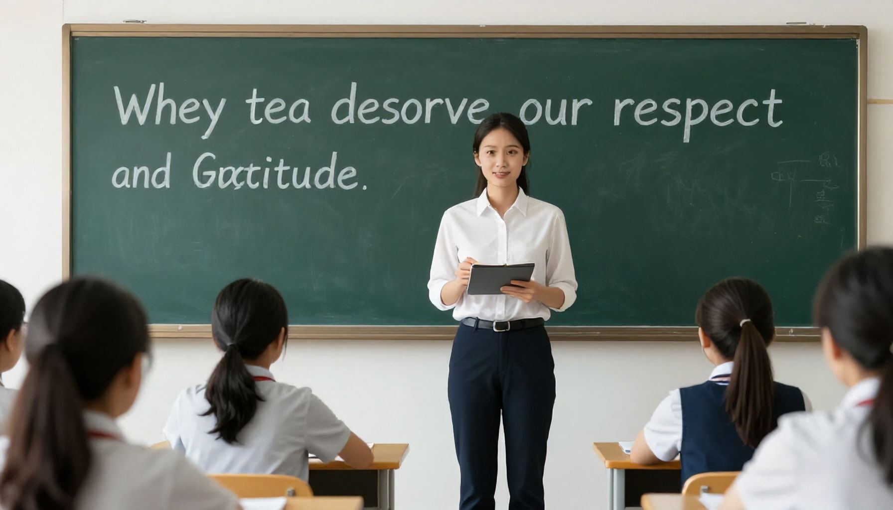 Por qué los maestros merecen nuestro respeto y gratitud